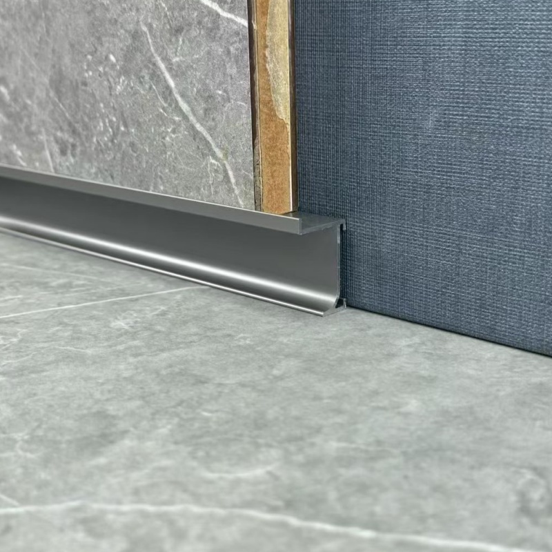 Wall Baseboard Molding Metal Cheap Waterproof Aluminium Profiles Interior Decorative Strip Near Me Floor Accessories Trim Interior Modern Skirting Board
