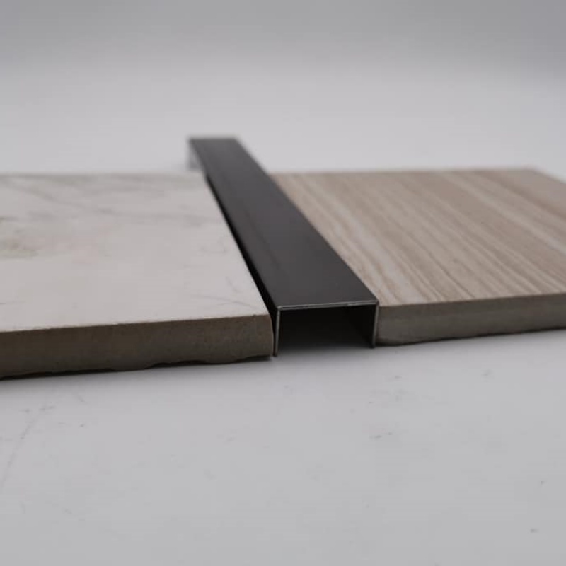 Trim Grey Square Corner Round Strip
