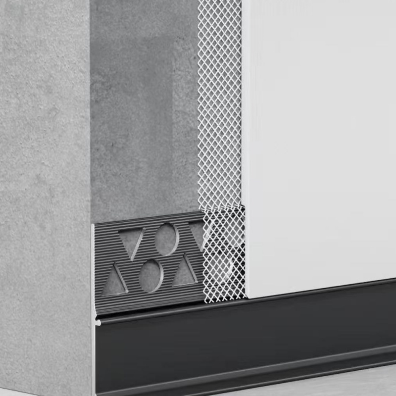 Hot Selling High Quality Aluminum Black Skirting Wall Floor Baseboard