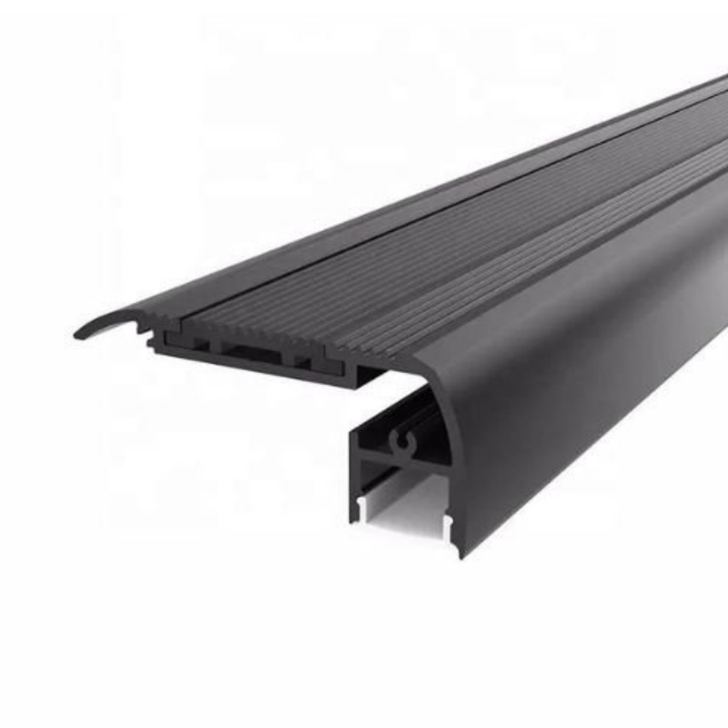 High-End Anodized Brushed 60mm Brass Profile Metal Skirting Board