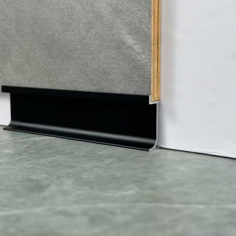 10cm 12cm 15cm Aluminium Profiles Skirting Kitchen Baseboard