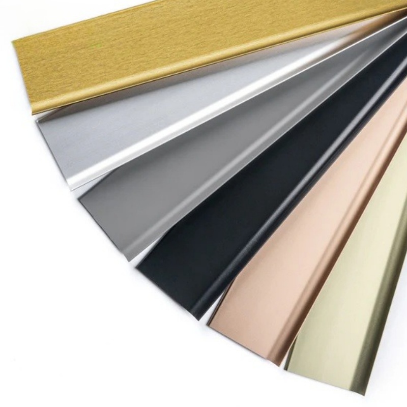 Aluminum Ceramic 2m Rose Gold Board Fitting Cost Per Meter 95mm 169mm Pre Primed Skirting Baseboard Trim