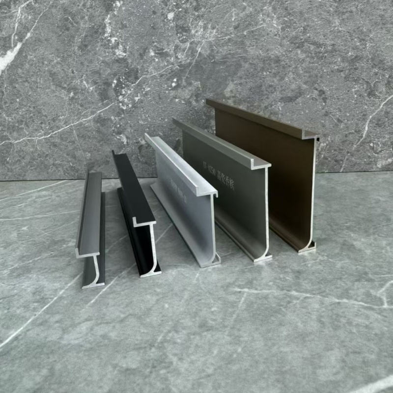 Free Sample Aluminum Alloy Grey Wall Cover Skirting Board