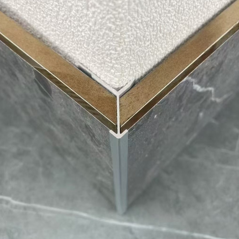 Aluminum Floor Transition Profile Cover Strip Metal Tile Trim