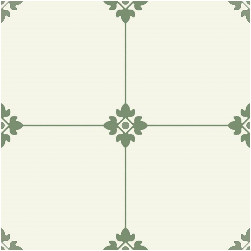 Decorative 300x300 Flower Pattern Tile Hand Painted Tile