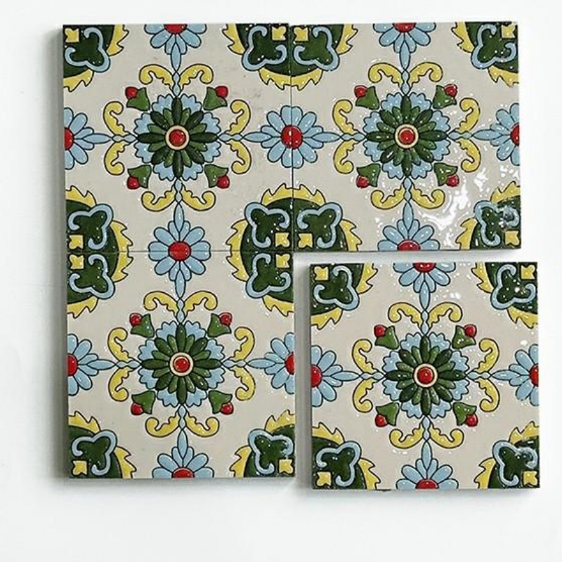 Matte Surface Patterned Tile for Dining Room Floor Decoration100x100