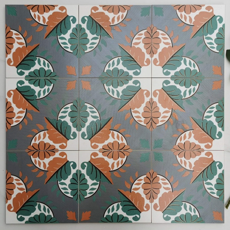 European Design Wood Concrete Stone Tile Porcelain Floor Tile