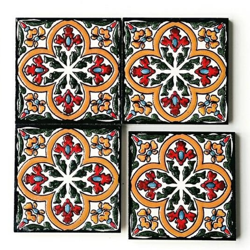 Matte Surface Patterned Tile for Dining Room Floor Decoration100x100