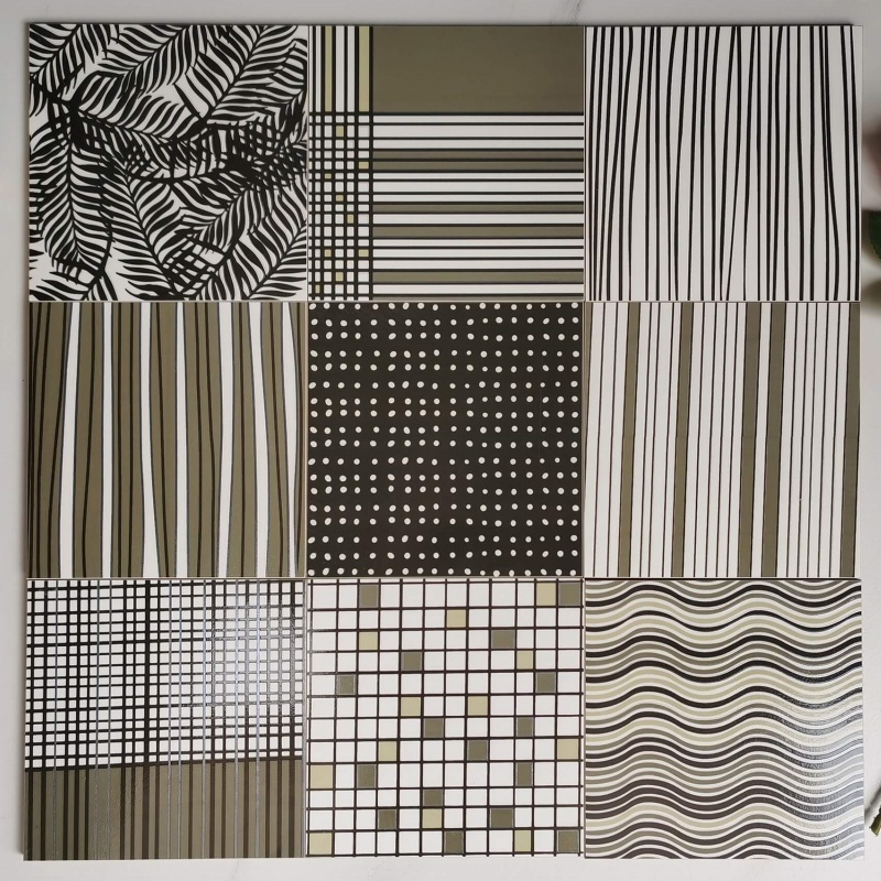 European Design Wood Concrete Stone Tile Porcelain Floor Tile