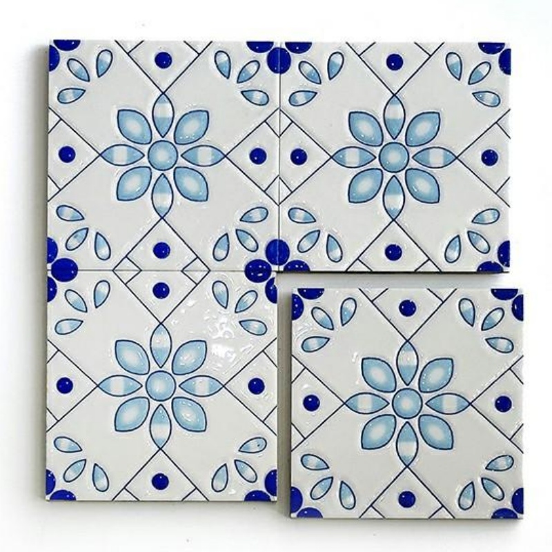 Matte Surface Patterned Tile for Dining Room Floor Decoration100x100