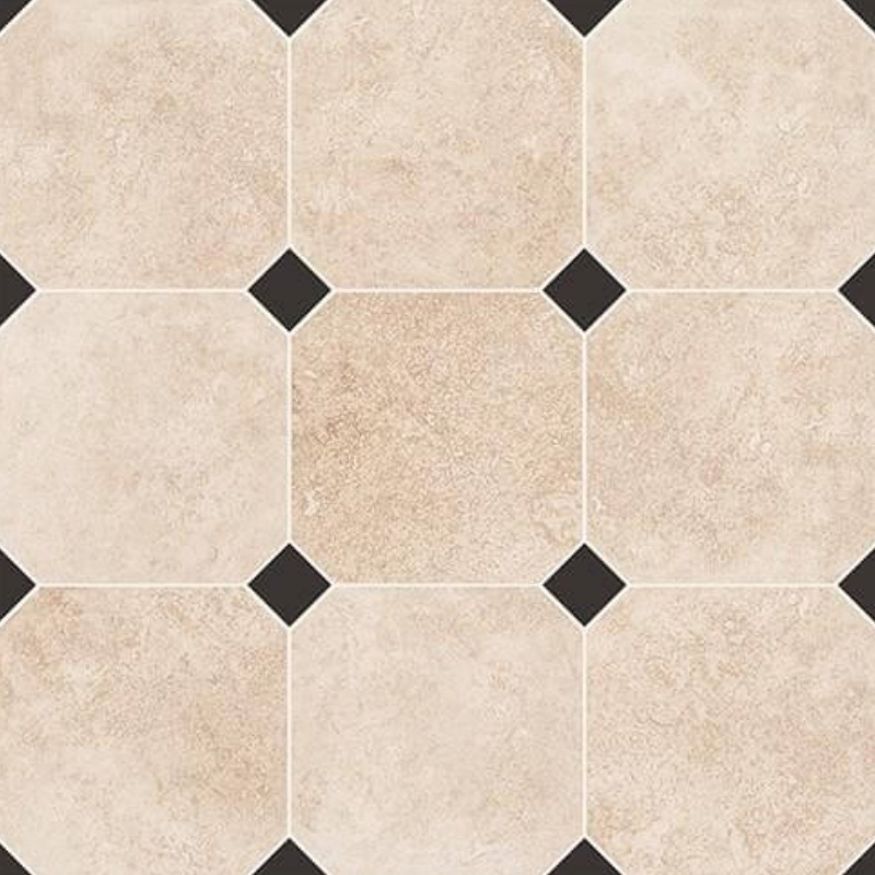 Decorative 300x300 Flower Pattern Tile Hand Painted Tile